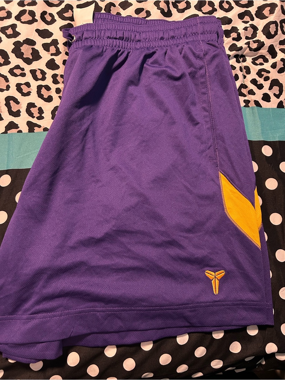 Nike Purple Midi Skirt with Yellow Accent